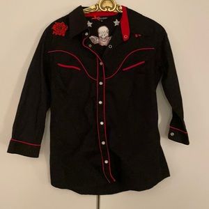 Hell Bunny Western Shirt